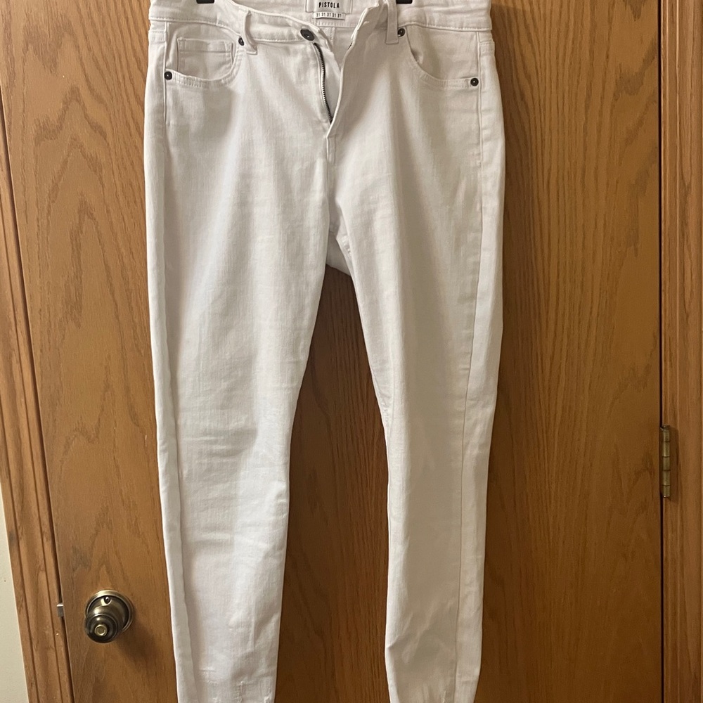 Pistola White skinny Denim jeans size 31